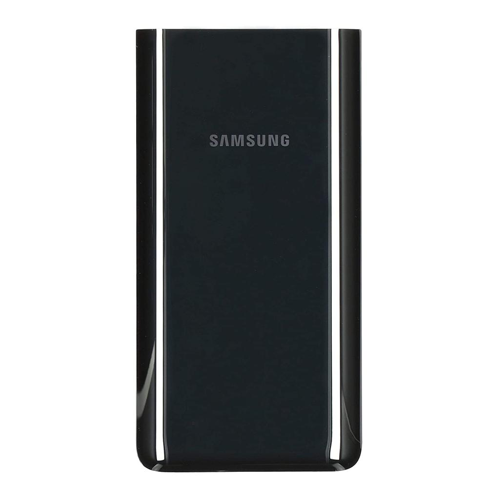 For Samsung Galaxy A80 Replacement Rear Battery Cover with Adhesive (Black)