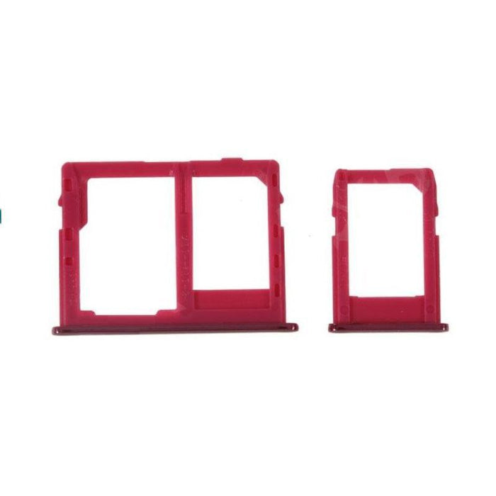For Samsung Galaxy J6 Plus J610 Replacement Sim Card Tray (Red)