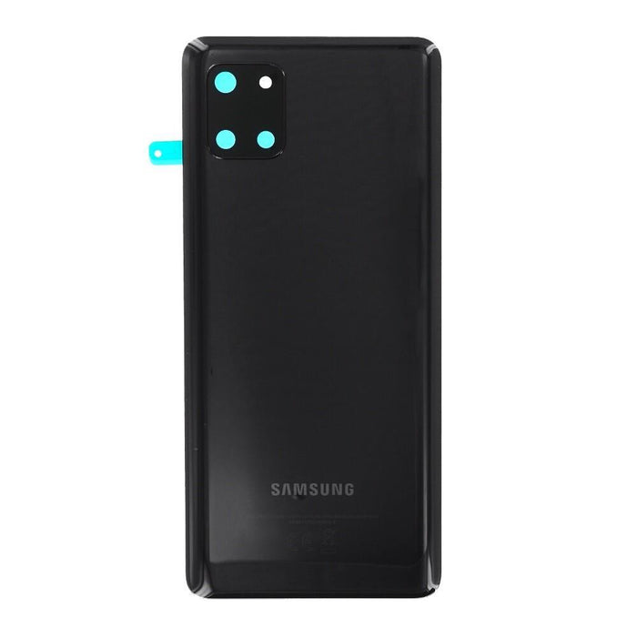 For Samsung Galaxy Note 10 Lite Replacement Rear Battery Cover with Adhesive (Aura Black)