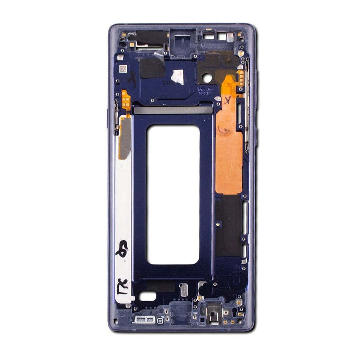For Samsung Galaxy Note 9 N960F Replacement Midframe Chassis With Buttons (Blue)