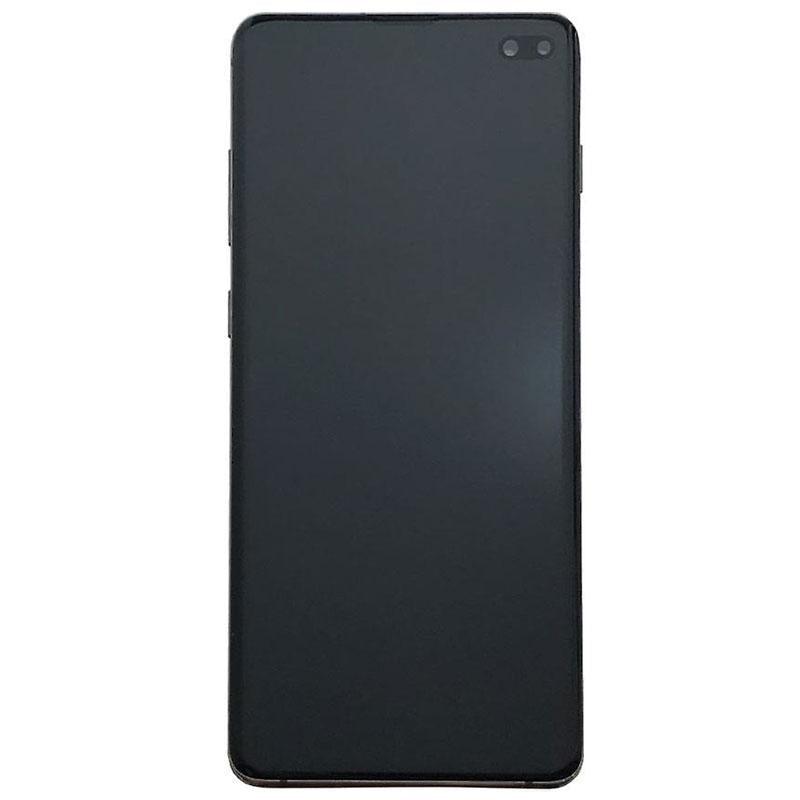 For Samsung Galaxy S10 Plus G975F Replacement LCD Touch Screen Full Frame (Prism Black)