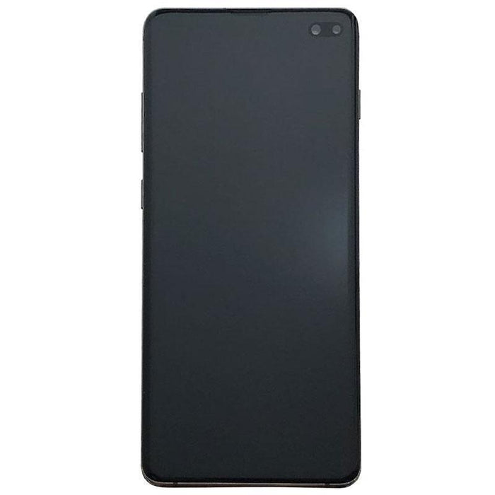 For Samsung Galaxy S10 Plus G975F Replacement LCD Touch Screen Full Frame (Prism Black)