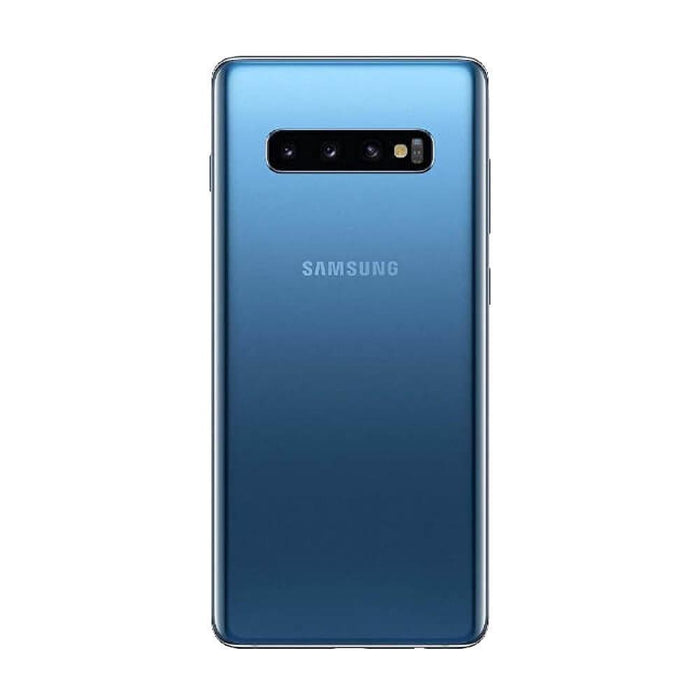 For Samsung Galaxy S10 Plus Replacement Rear Battery Cover with Adhesive (Prism Blue)