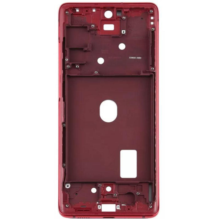 For Samsung Galaxy S20 FE G780 Replacement Midframe Chassis (Cloud Red)