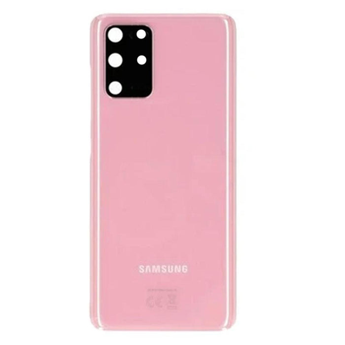 For Samsung Galaxy S20 Plus Rear Battery Cover Including Lens with Adhesive (Cloud Pink)