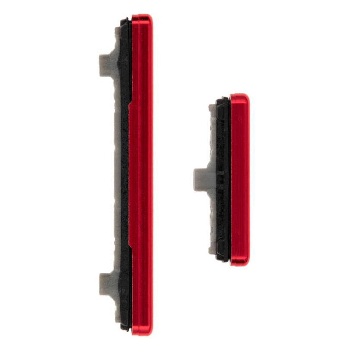For Samsung Galaxy S20 / S20 Plus Replacement Power & Volume Buttons (Cosmic Red)