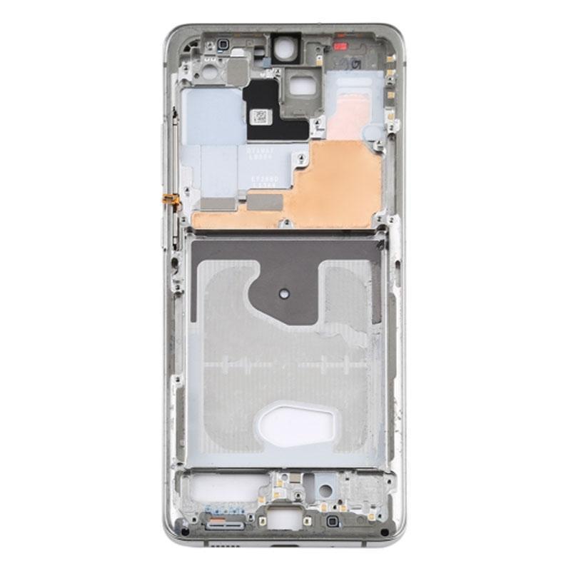 For Samsung Galaxy S20 Ultra G988F Replacement Midframe Chassis (Silver)