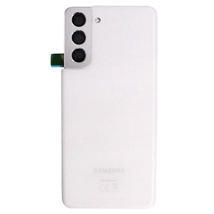 For Samsung Galaxy S21 5G G991 Replacement Battery Cover (Phantom White)