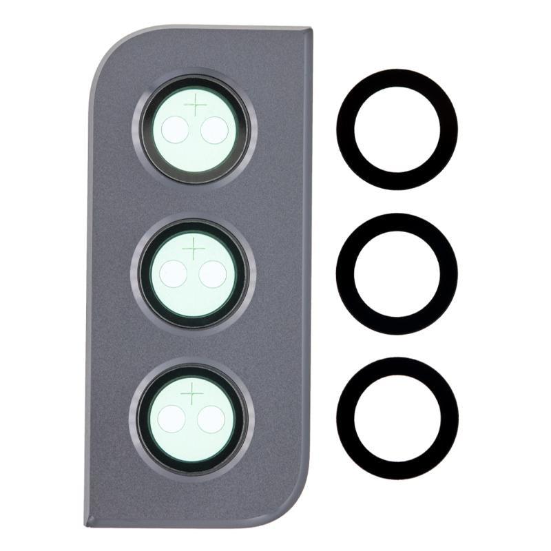 For Samsung Galaxy S21 5G G991 Replacement Camera Lens With Bezel (Phantom Grey)