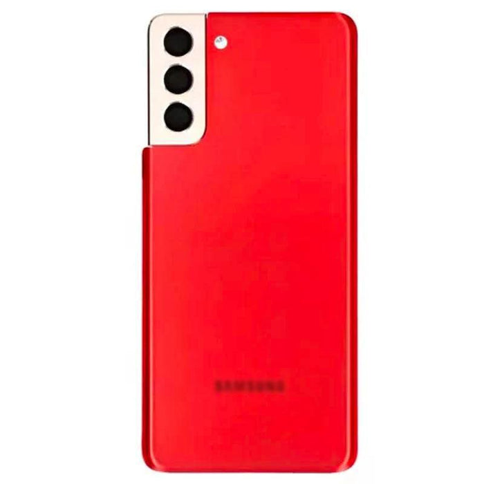 For Samsung Galaxy S21 Plus 5G G996 Replacement Battery Cover (Phantom Red)
