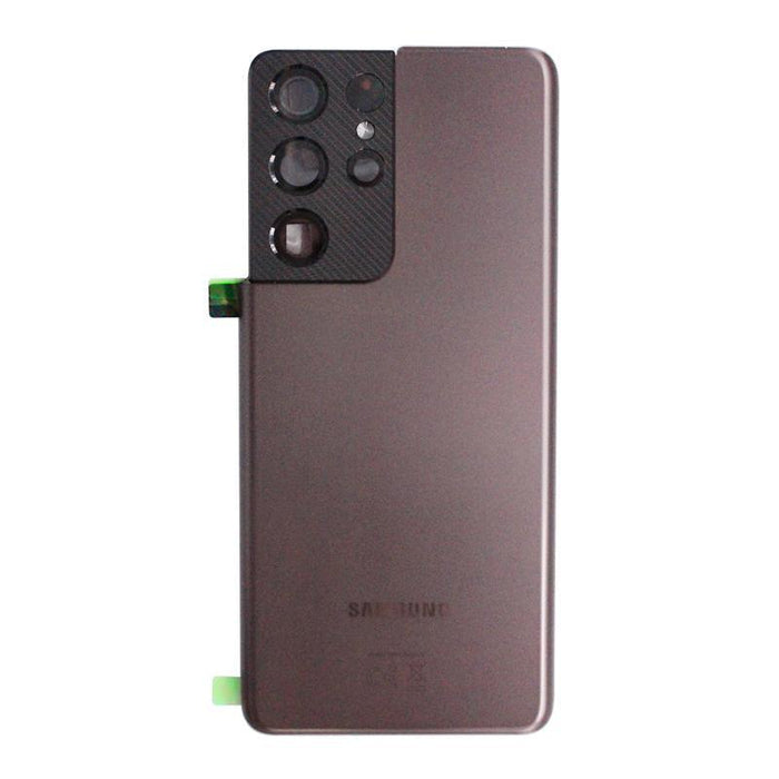 For Samsung Galaxy S21 Ultra 5G G998 Replacement Battery Cover (Phantom Brown)