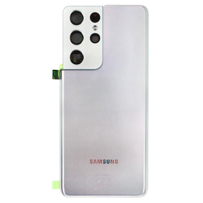 For Samsung Galaxy S21 Ultra 5G G998 Replacement Battery Cover (Phantom Silver)