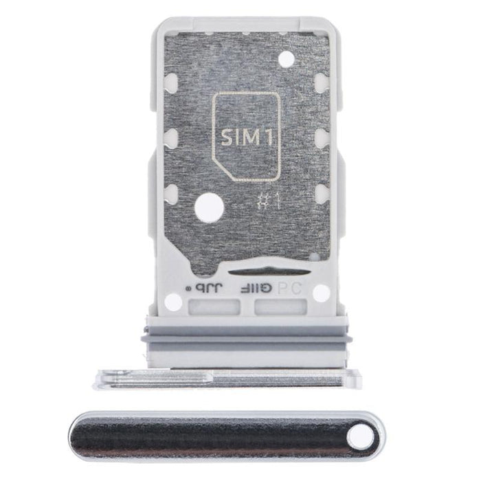 For Samsung Galaxy S21 Ultra Replacement Dual Sim Card Tray (Phantom Silver)