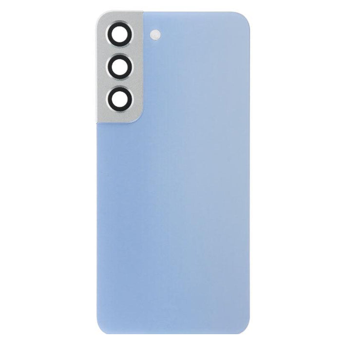 For Samsung Galaxy S22 5G S901B Replacement Battery Cover With Lens (Sky Blue)