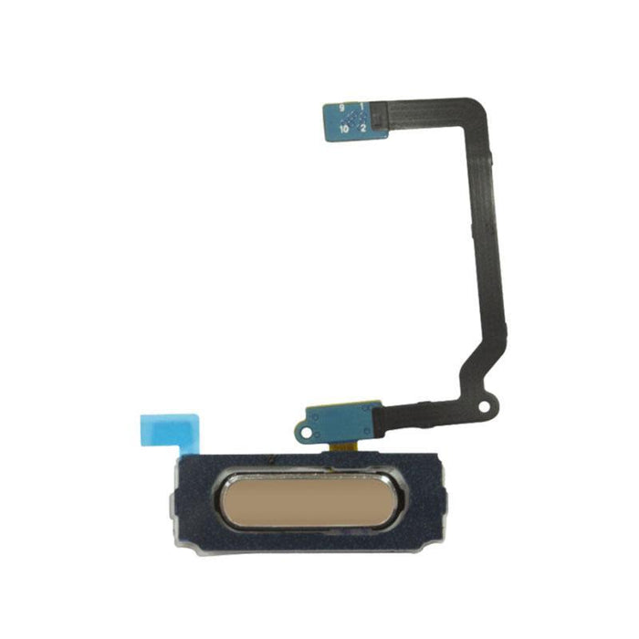 For Samsung Galaxy S5 G900F Replacement Home Button Flex Cable (Black / Gold)