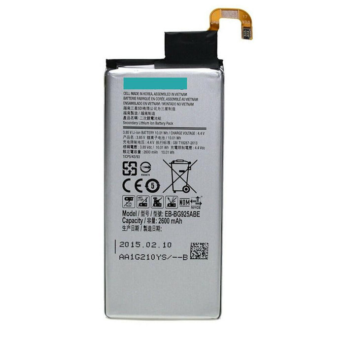 For Samsung Galaxy S6 Edge G925F Replacement Battery 2600mAh