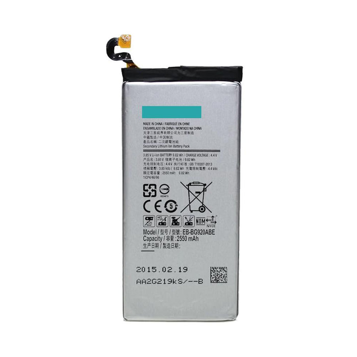 For Samsung Galaxy S6 G920F Replacement Battery 2550mAh