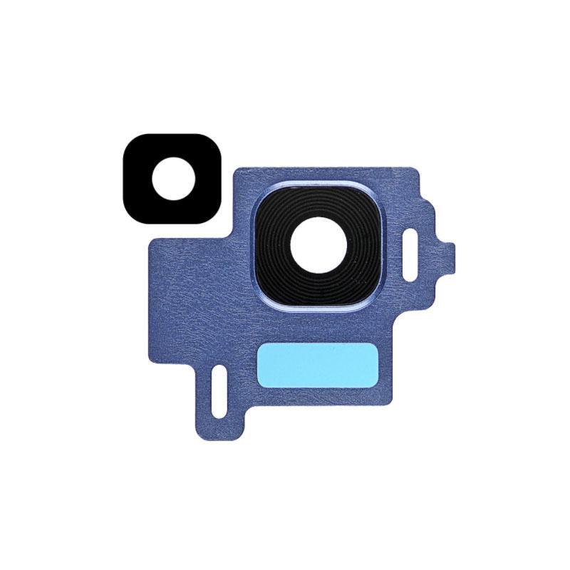 For Samsung Galaxy S8 G950F Replacement Rear Camera Lens With Bezel Ring (Blue)