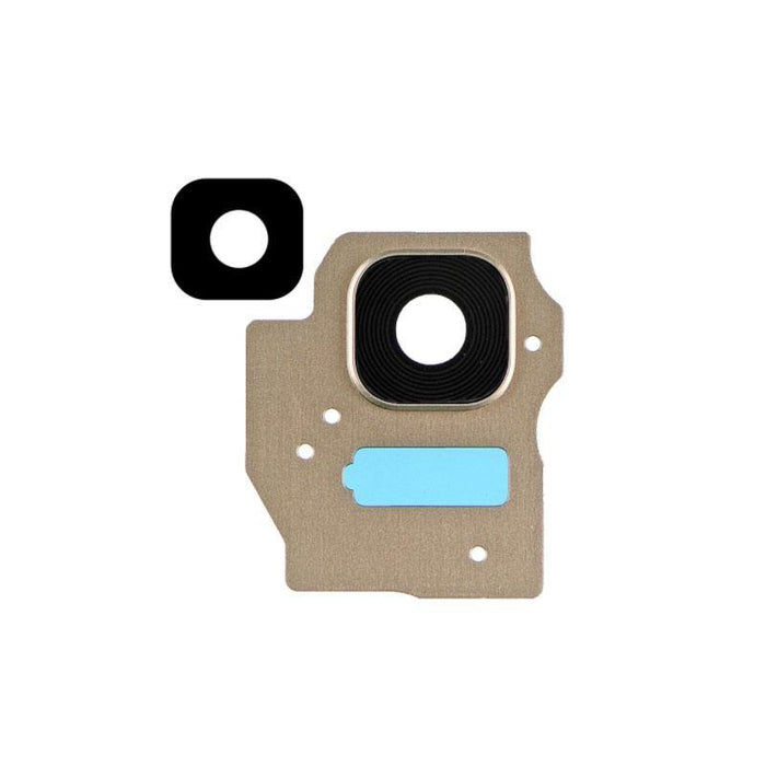 For Samsung Galaxy S8 Plus G955F Replacement Rear Camera Lens With Cover Bezel Ring (Gold)