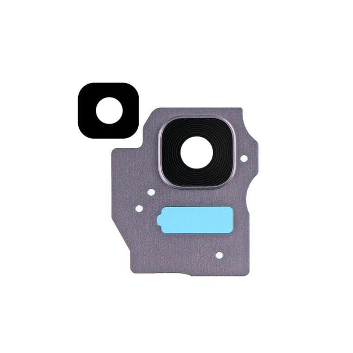 For Samsung Galaxy S8 Plus G955F Replacement Rear Camera Lens With Cover Bezel Ring (Orchid Grey)