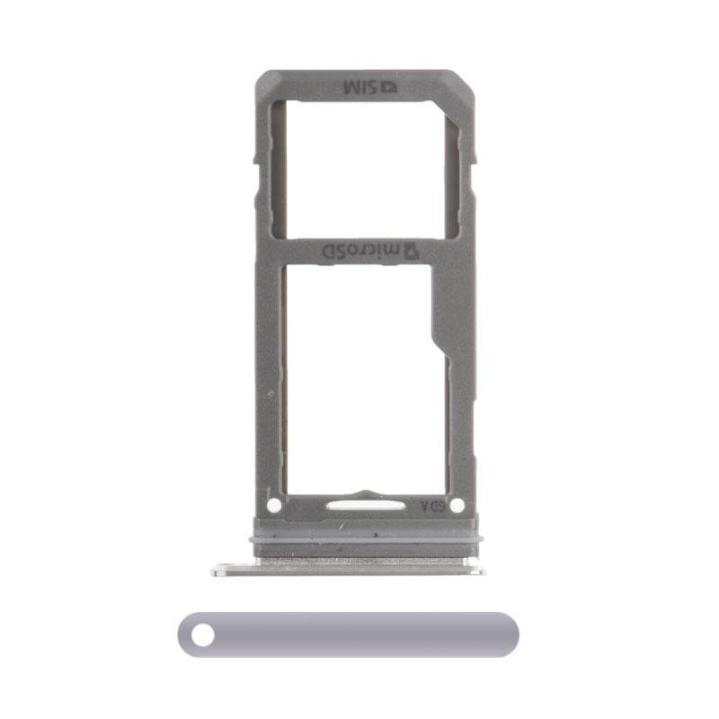 For Samsung Galaxy S8 Plus G955F Replacement Sim Card Tray (Silver)