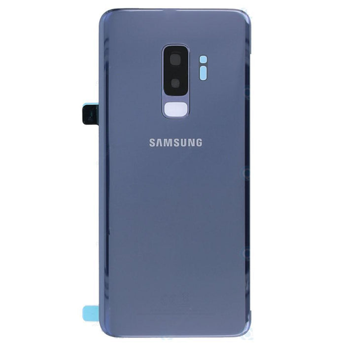 For Samsung Galaxy S9 Plus Replacement Rear Battery Cover with Adhesive (Blue)