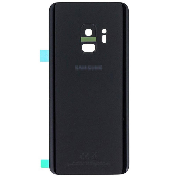 For Samsung Galaxy S9 Replacement Rear Battery Cover with Adhesive (Black)