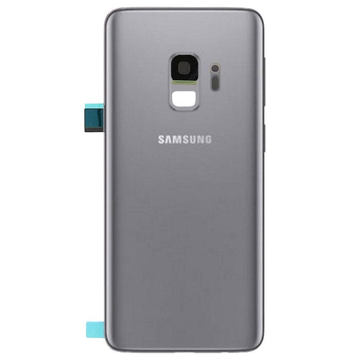 For Samsung Galaxy S9 Replacement Rear Battery Cover with Adhesive (Titanium Grey)