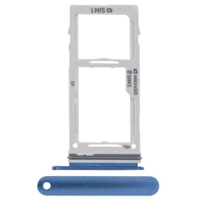 For Samsung Galaxy S9 / S9 Plus Replacement Dual Sim Card Tray (Blue)