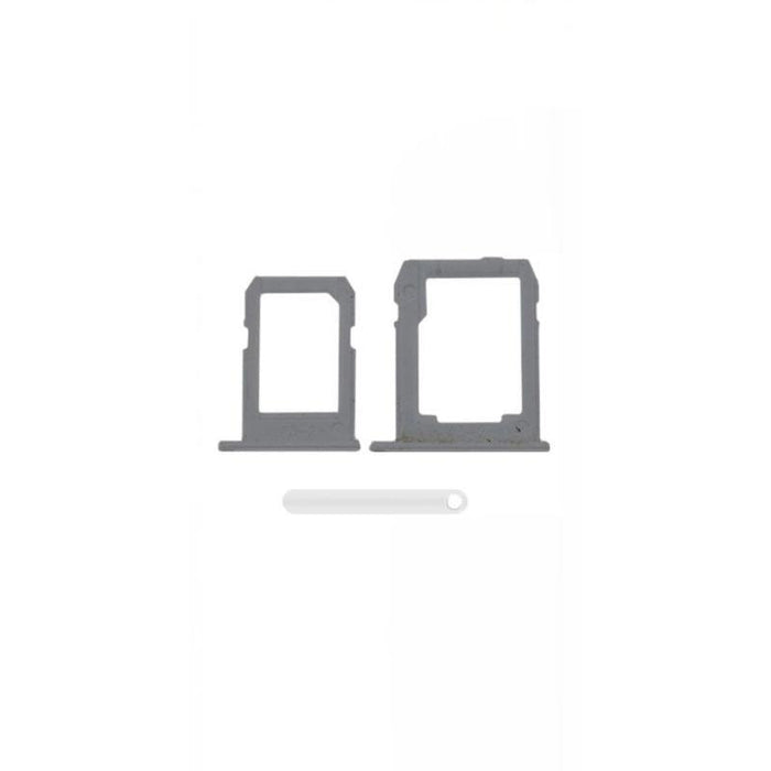 For Samsung Galaxy Tab S2 8.0" T710 Replacement Sim Card Tray (2 Piece Set) (White)
