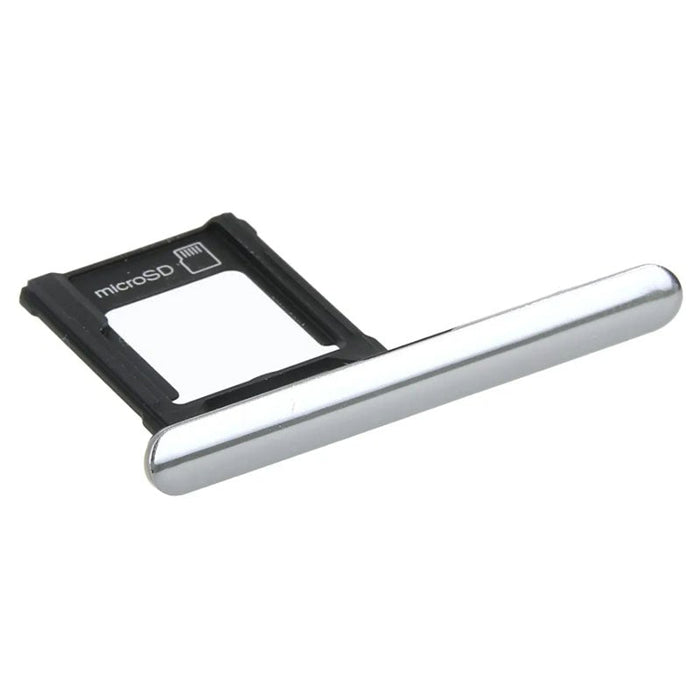 For Sony Xperia XZ Premium Replacement Memory Card Holder (Chrome)