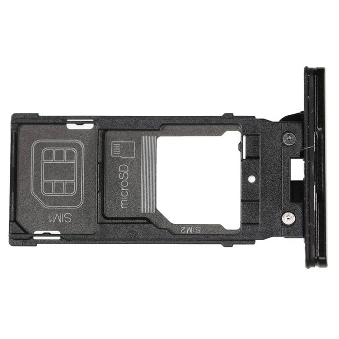 For Sony Xperia XZ2 Replacement Sim And Memory Card Tray (Black)