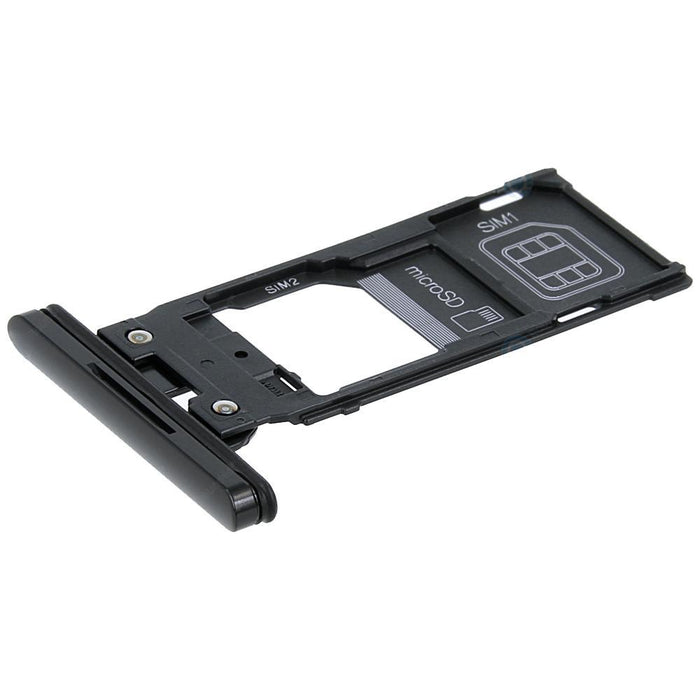 For Sony Xperia XZ3 Replacement SIM & SD Card Tray / Holder (Black)