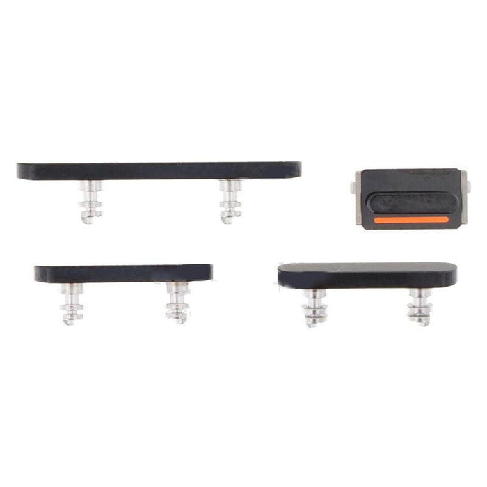 For Apple iPhone 14 Pro Max Replacement Button Set (Space Black)