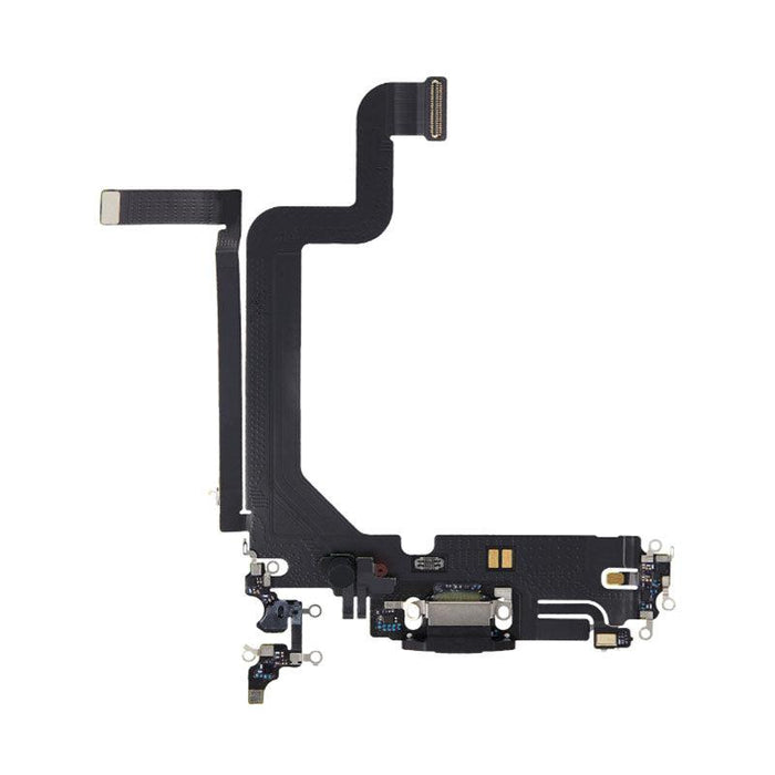 For Apple iPhone 14 Pro Max Replacement Charging Port Flex Cable (Space Black)