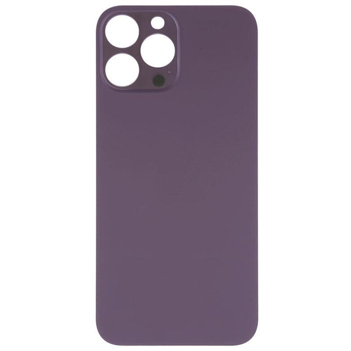 For Apple iPhone 14 Pro Replacement Back Glass (Deep Purple)