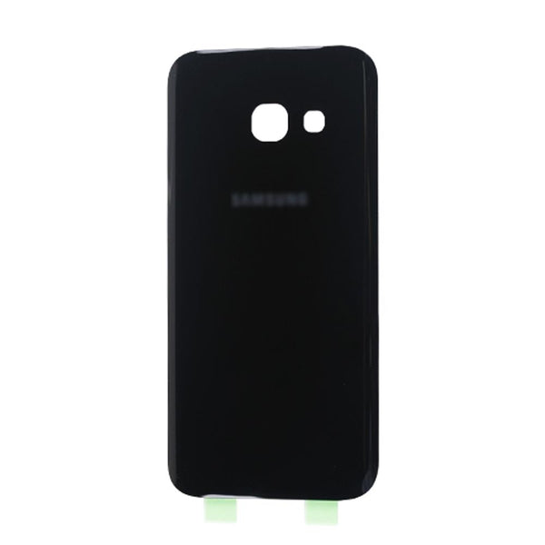 Samsung Galaxy A3 2017 A320 Replacement Rear Battery Cover with Adhesive (Black)