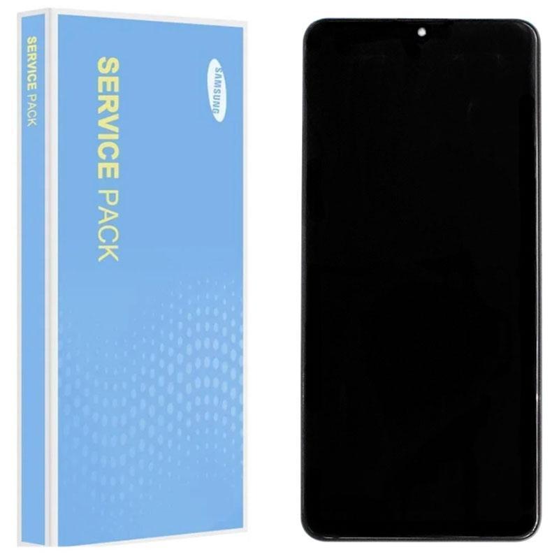 Samsung Galaxy A32 4G A325F Service Pack Black Full Frame Touch Screen Display GH82-25611A / GH82-25612A