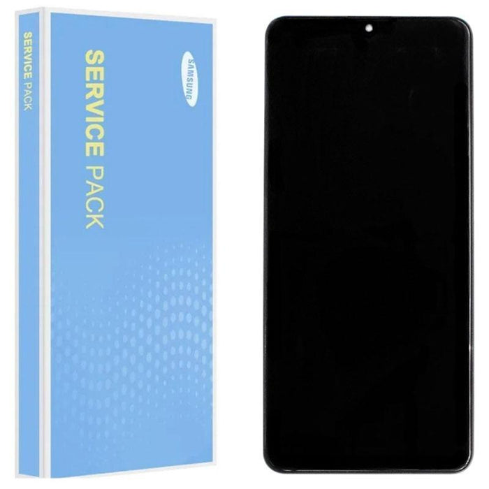 Samsung Galaxy A32 4G A325F Service Pack Black Full Frame Touch Screen Display GH82-25611A / GH82-25612A