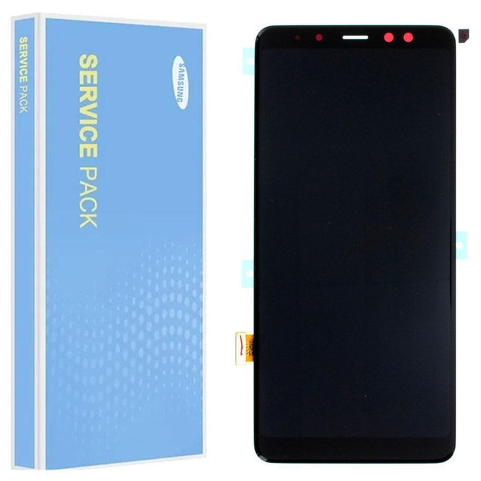 Samsung Galaxy A8 Plus A730 Service Pack Black Touch Screen Display GH97-21535A, GH97-21534A
