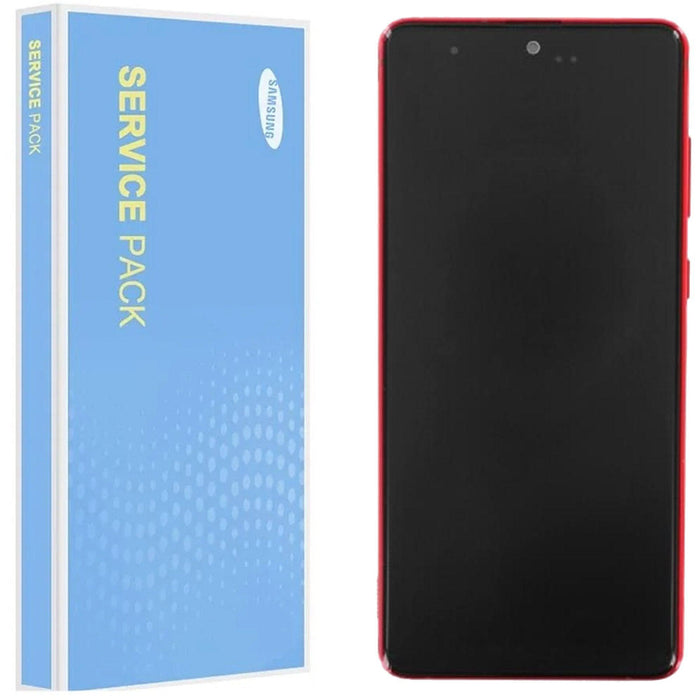 Samsung Galaxy Note 10 Lite N770F Service Pack Aura Red Full Frame Touch Screen Display GH82-22055C
