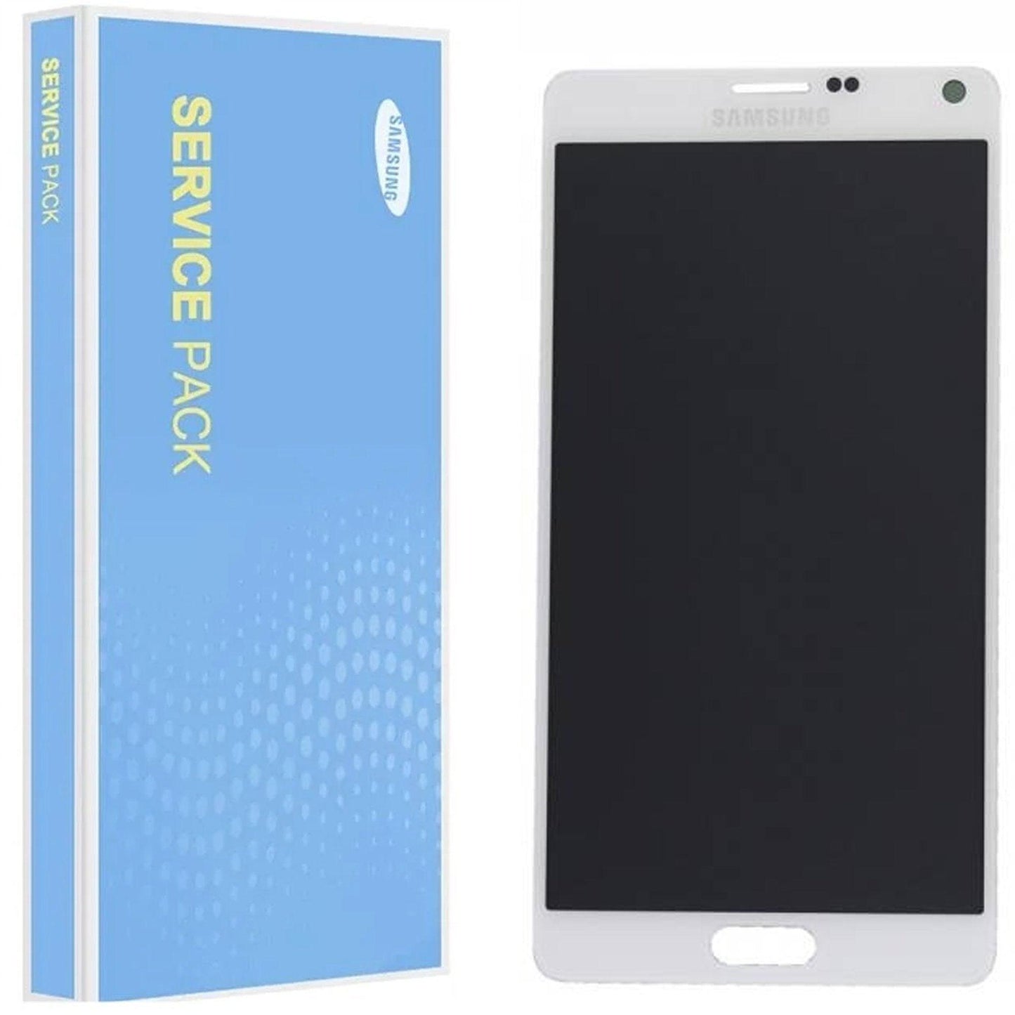 Samsung Galaxy Note 4 N910 Service Pack White Touch Screen Display GH97-16565A