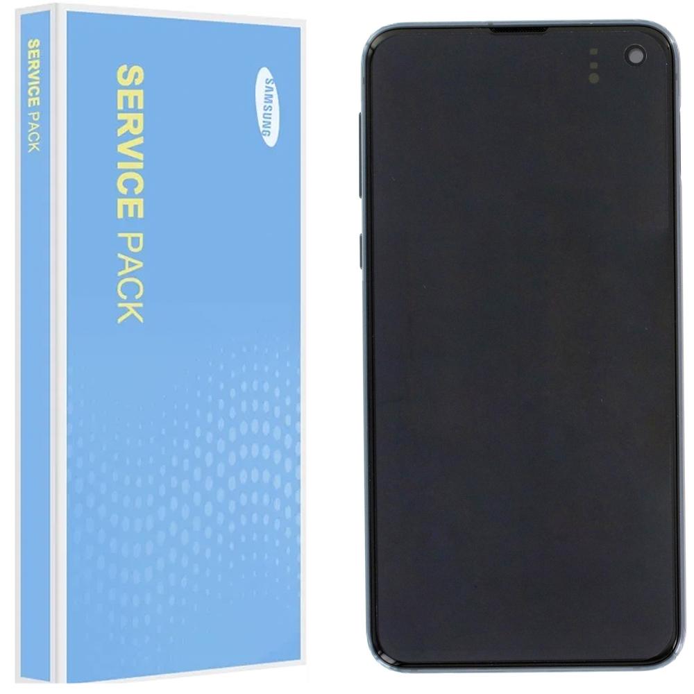 Samsung Galaxy S10e G970 Service Pack Prism Black Full Frame Touch Screen Display GH82-18852A / GH82-18836A