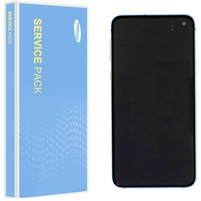 Samsung Galaxy S10e G970 Service Pack Prism Blue Full Frame Touch Screen Display GH82-18852C
