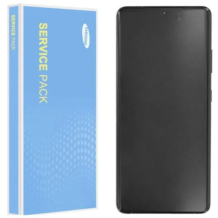Samsung Galaxy S21 Ultra 5G G998B Service Pack Full Frame Touch Screen Display GH82-24591A / GH82-24589A (Phantom Black)