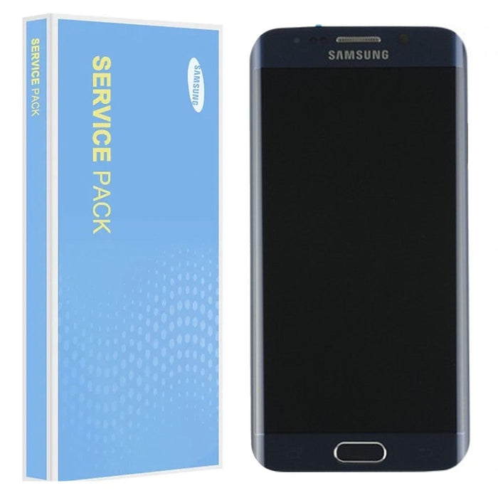 Samsung Galaxy S6 Edge G925F Service Pack Black Full Frame Touch Screen Display GH97-17162A