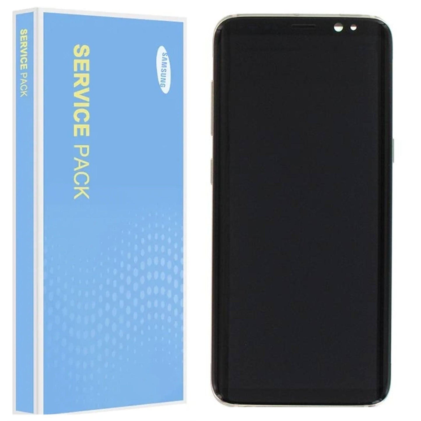 Samsung Galaxy S8 G950F Service Pack Cosmic Gold Full Frame Touch Screen Display GH97-20457F/ GH97-20473F