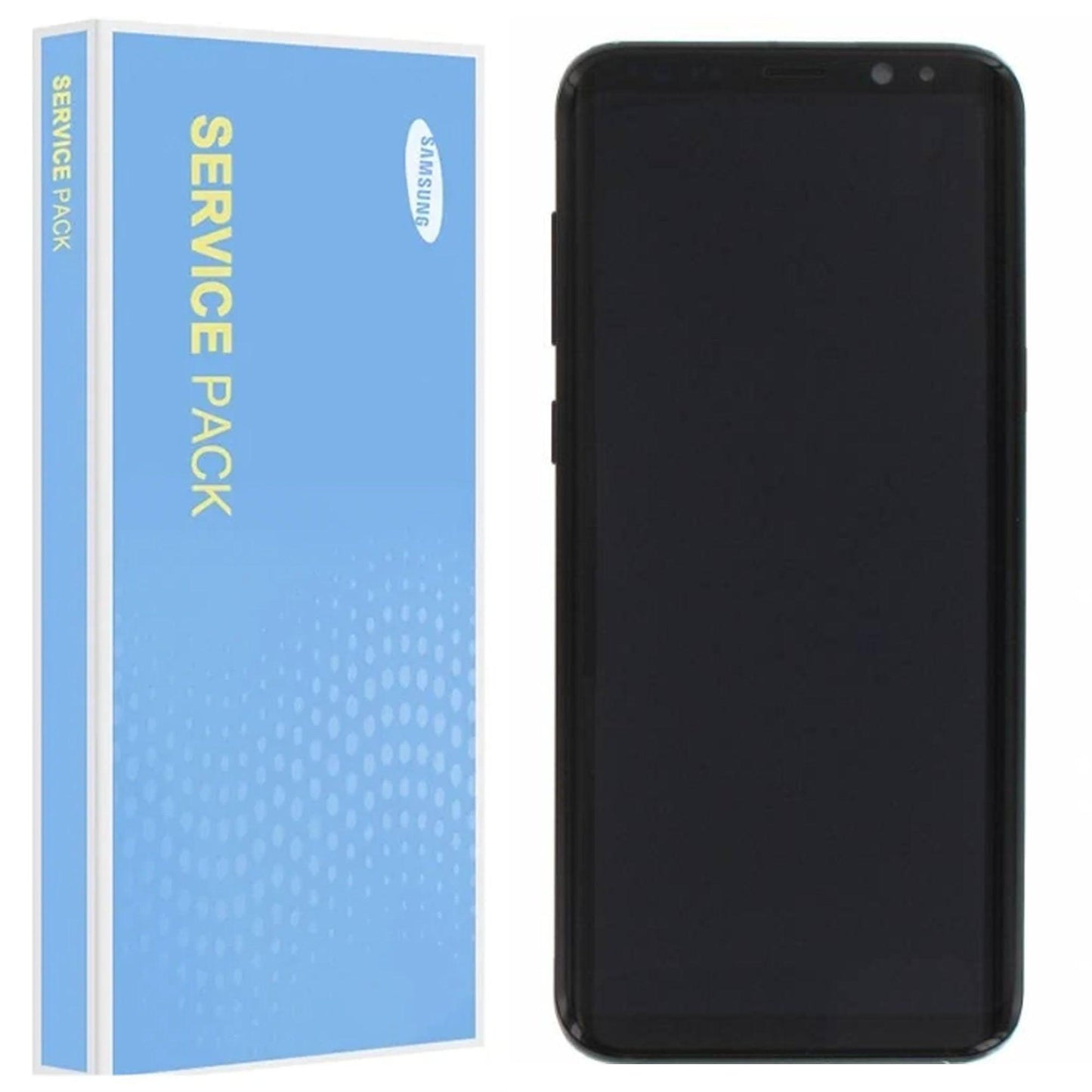 Samsung Galaxy S8 Plus G955F Service Pack Midnight Black Full Frame Touch Screen Display GH97-20470A/ GH97-20564A