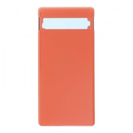 For Google Pixel 7a Replacement Rear Battery Cover With Adhesive (Orange)