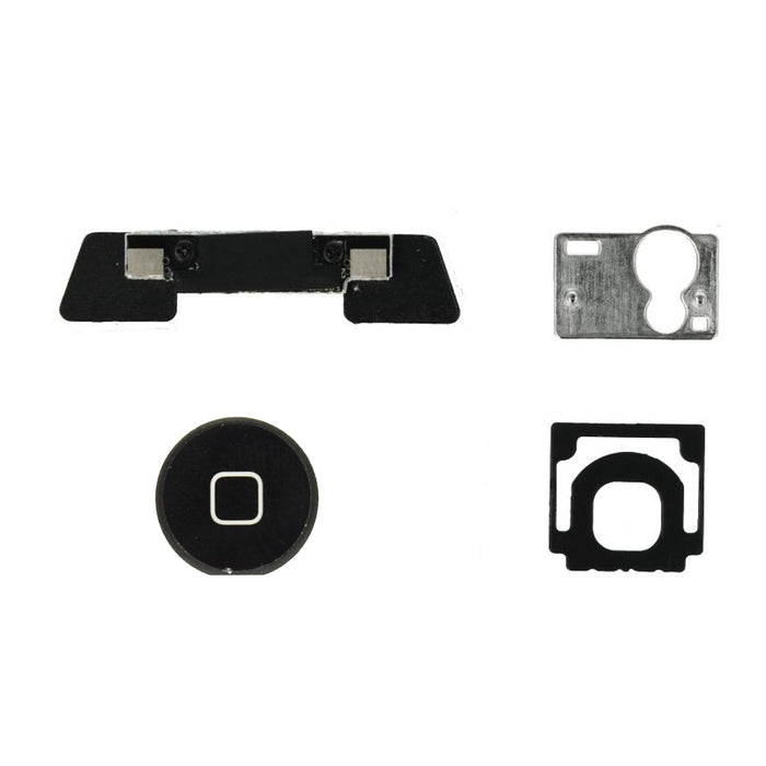 For Apple iPad 2 Replacement Home Button Inc Bracket (Black)